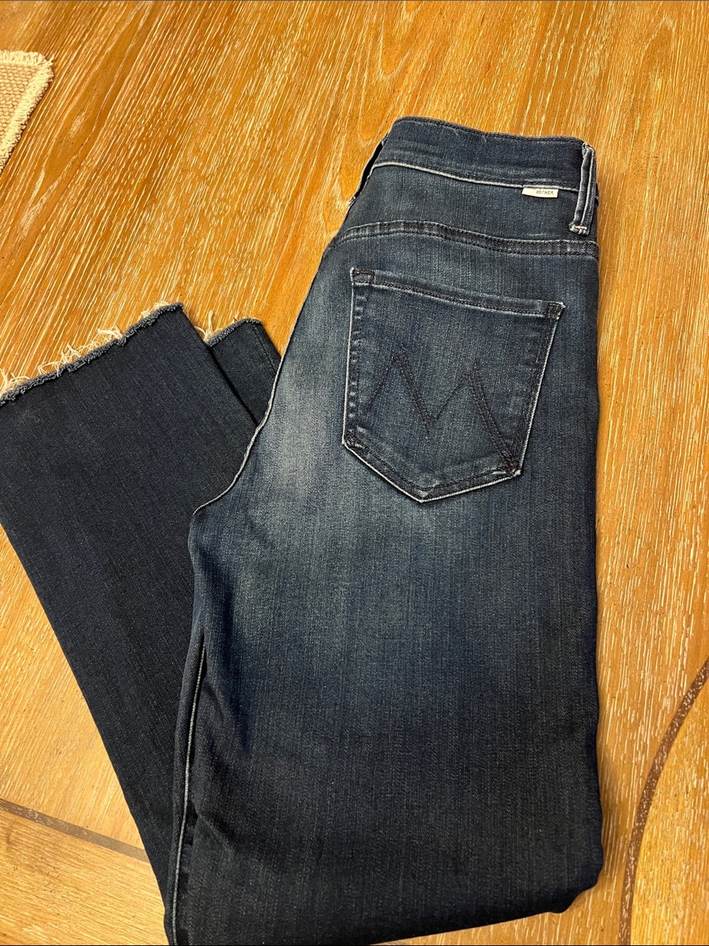 MOTHER Insider The Crop Step Fray
